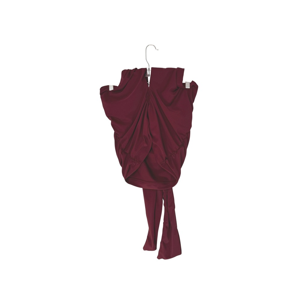 Mars the Label Tankini Swim Top Burgundy Nylon Vacation Beach Resort Size 8